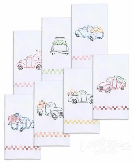 Holiday Trucks Decorative Hand Towel Set 317143