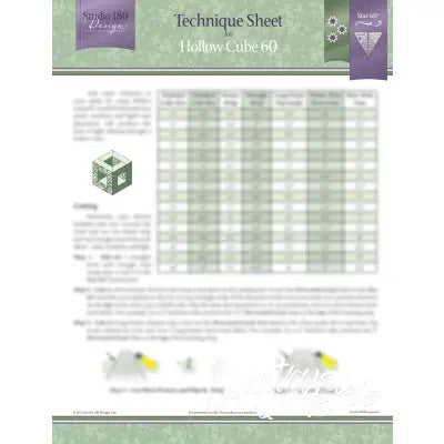 Hollow Cube 60 Technique Sheet