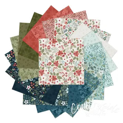 Holly & Hearth 10in Squares, 42pcs/bundle