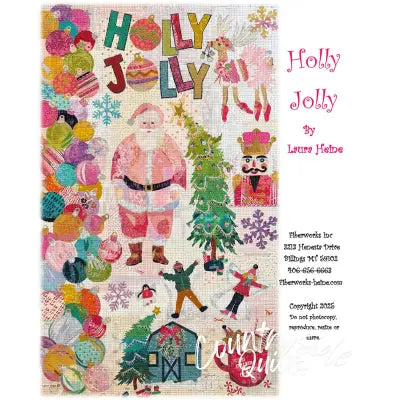 Holly Jolly Collage Pattern by Laura Heine