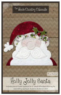 Holly Jolly Santa Precut Fused Applique Pack