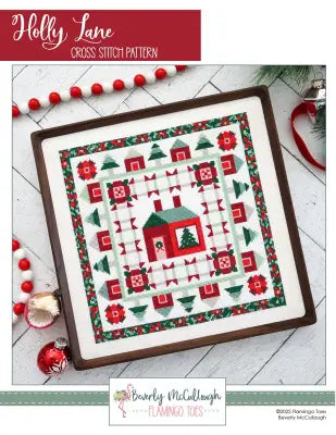 Holly Lane Cross Stitch Pattern