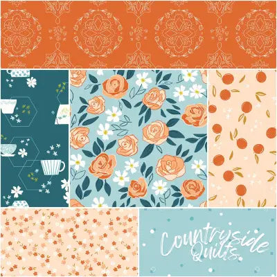 Homage 1 Yard Bundle Aqua, 6pcs