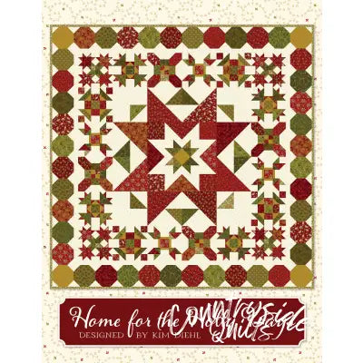 Home For The Holly Days Block of the Month Pattern