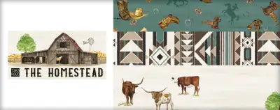 The Homestead 5in Squares, 42pcs