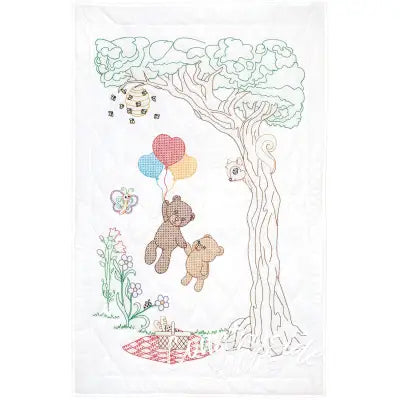 Honey Bears Crib Quilt Top