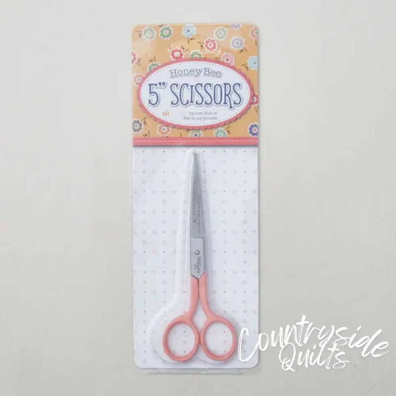 Lori Holt Honey Bee 5’’ Scissors Coral 718054