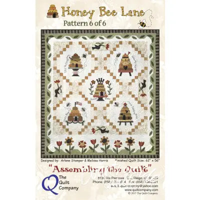 Honey Bee Lane  6- Assembling the Quilt