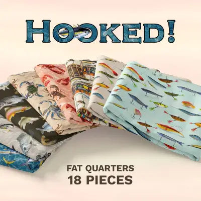 Hooked! Fat Quarter Pack - 18 FQs
