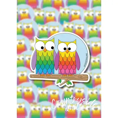 Hootsville Row Owls Stickers 6pk
