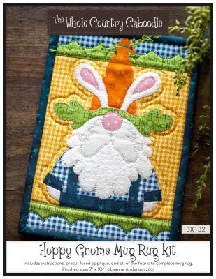 Hoppy Gnome Mug Rug Kit