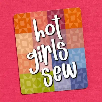 Hot Girls Sew Stickers 6pk