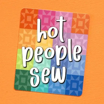 Hot People Sew Stickers 6pk