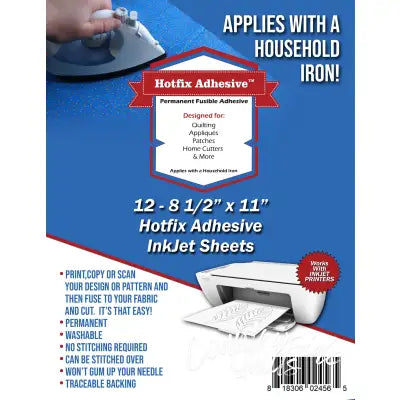 Hotfix Adhesive Inkjet Sheets