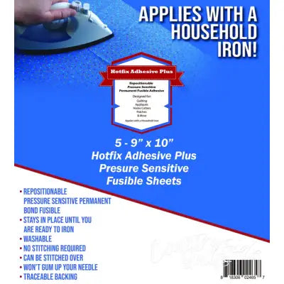 Hotfix Adhesive PLUS 9in x 10in 5pk