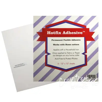 Hotfix Fabric to Fabric Adhesive 12in x 12in 6pk