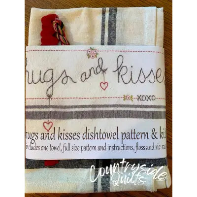 Hugs and Kisses Dishtowel Kit