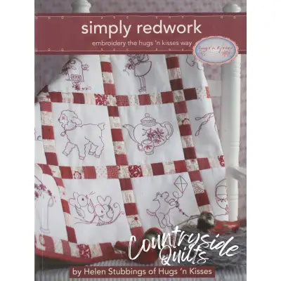 Hugs n Kisses Simply Redwork