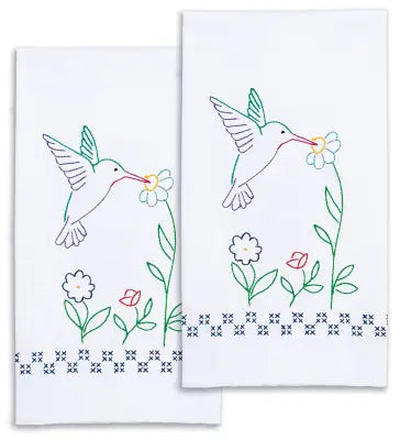 Hummingbird Decorative Hand Towels