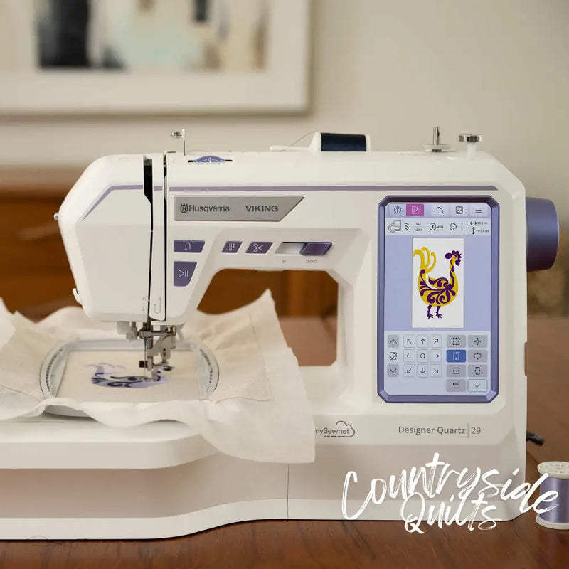 HUSQVARNA® VIKING® DESIGNER QUARTZ™ 29 Sewing & Embroidery