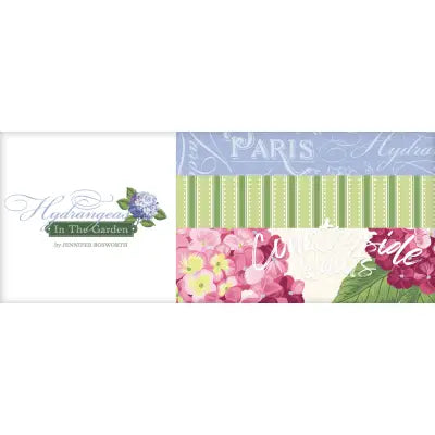 Hydrangeas in the Garden 10in Squares, 42pcs