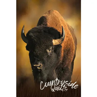 I'm the Boss Bison Panel 16in x 24in