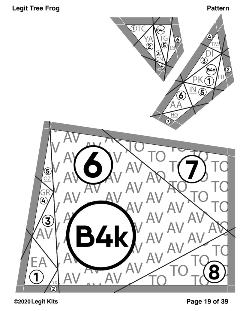 Legit Tree Frog Quilt Kit