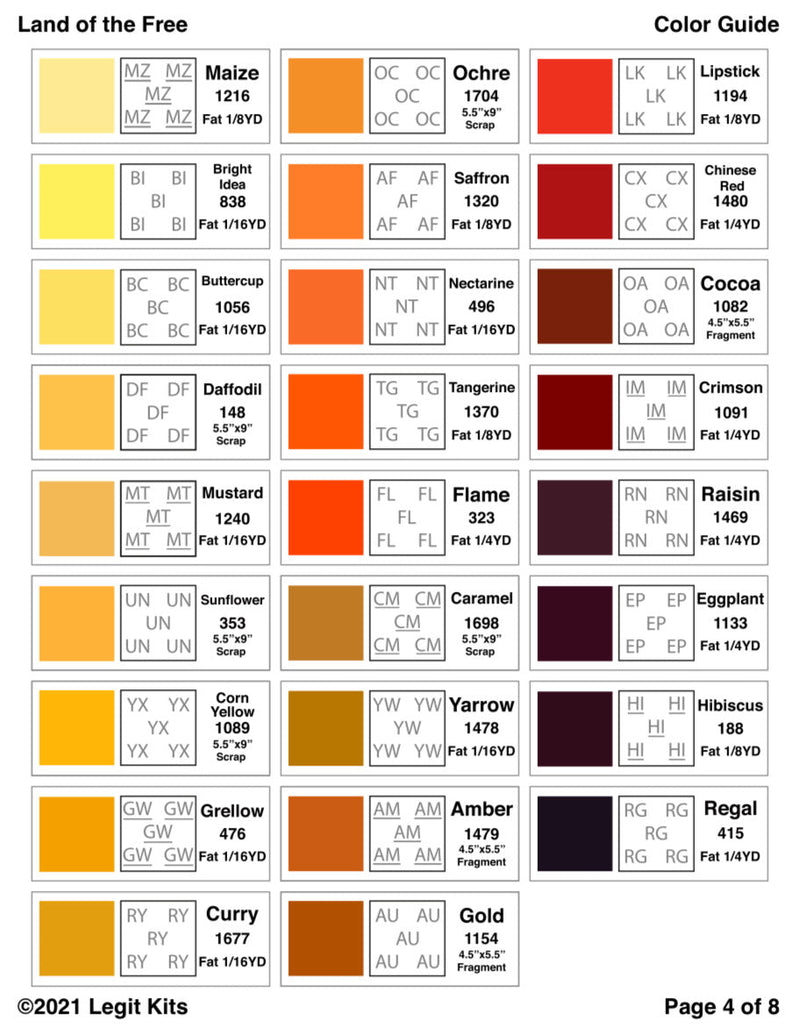 Land of the Free Quilt Kit