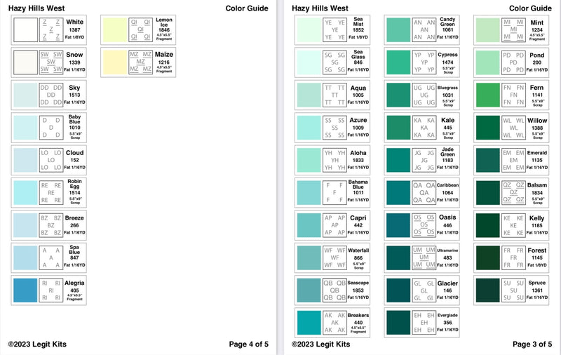 Hazy Hills West Quilt Kit