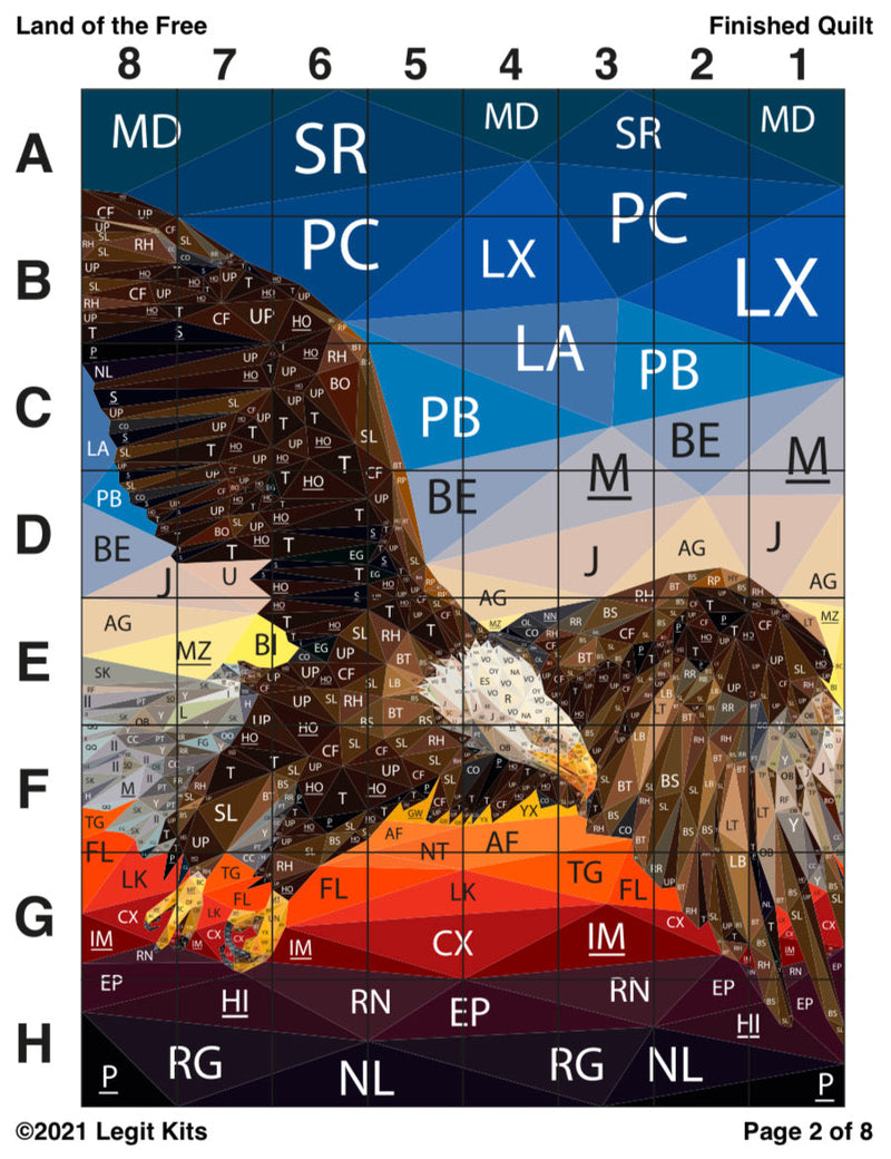 Land of the Free Pattern