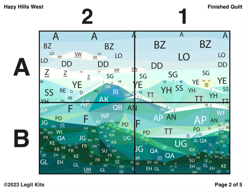 Hazy Hills West Pattern