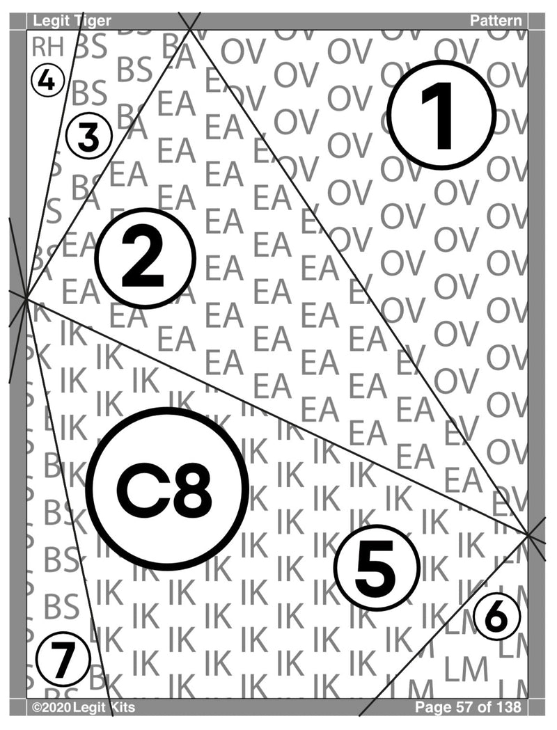 Legit Tiger Quilt Kit