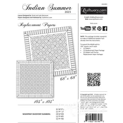 Indian Summer 2023 Replacement Papers