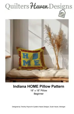 Indiana HOME Pillow Pattern