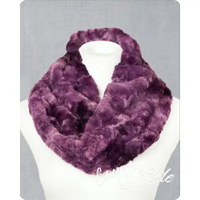 Infinity Scarf Kit Galaxy Plum 19in x 36in