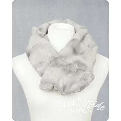 Infinity Scarf Kit Hide Silver 19in x 36in