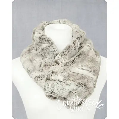 Infinity Scarf Kit Silver Fox 19in x 36in