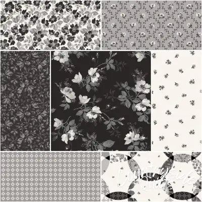Ink & Ivory 1 Yard Bundle Ink, 7 Pcs.