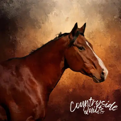 Intense Bay Horse Panel 18in x 18in