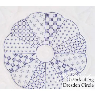 Interlocking Dresden Circle Quilt Block Set