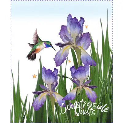 Iris Tissue Box Panel