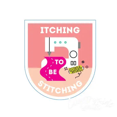 Itching To Be Stitching Stickers 6pk