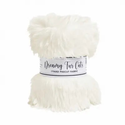 Ivory Lc Dreamy Fur 1 Yard Cuts 58/60"