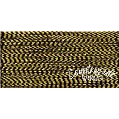 J Metallic Embroidery Thread 40wt 260d 1000yds Antique Gold