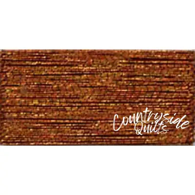 J Metallic Embroidery Thread 40wt 260d 1000yds Brown