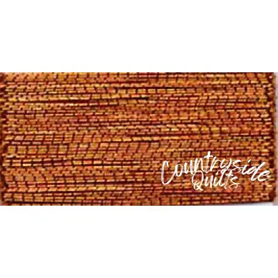 J Metallic Embroidery Thread 40wt 260d 1000yds Copper