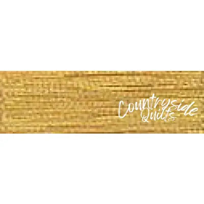 J Metallic Embroidery Thread 40wt 260d 1000yds Government Gold