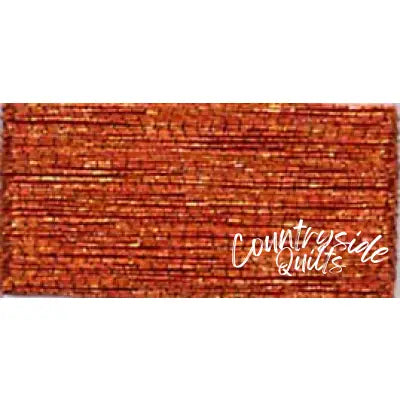 J Metallic Embroidery Thread 40wt 260d 1000yds Rust