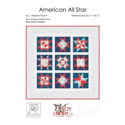 J. Wecker Frisch American All Star Quilt Pattern