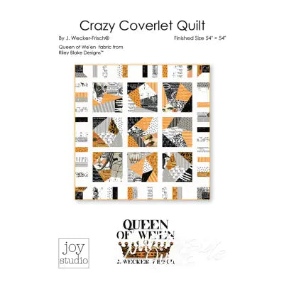 J Wecker Frisch Crazy Coverlet Quilt Pattern